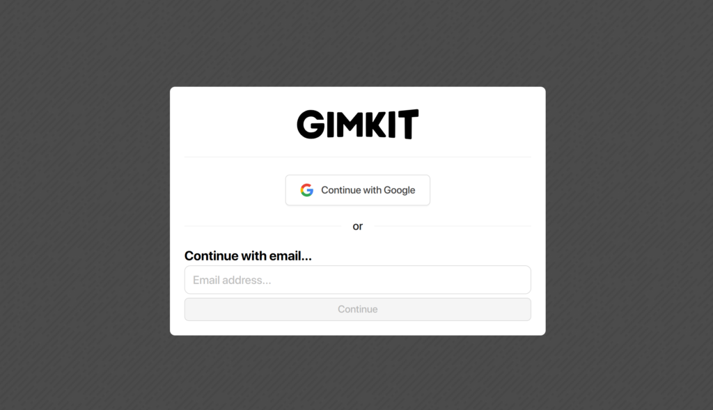 Setting Up a Gimkit Account